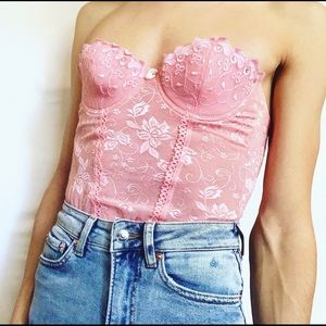 Vintage Pink Corset